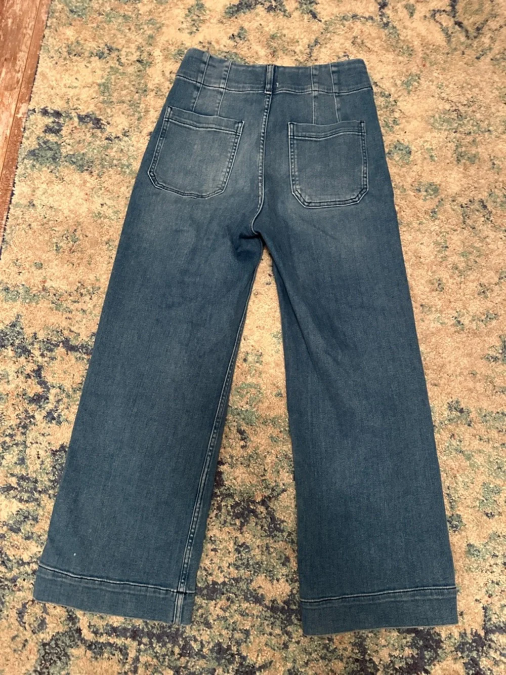 Maeve Colette Wide-Leg Crop Jeans from Anthropologie - Picture 5 of 5